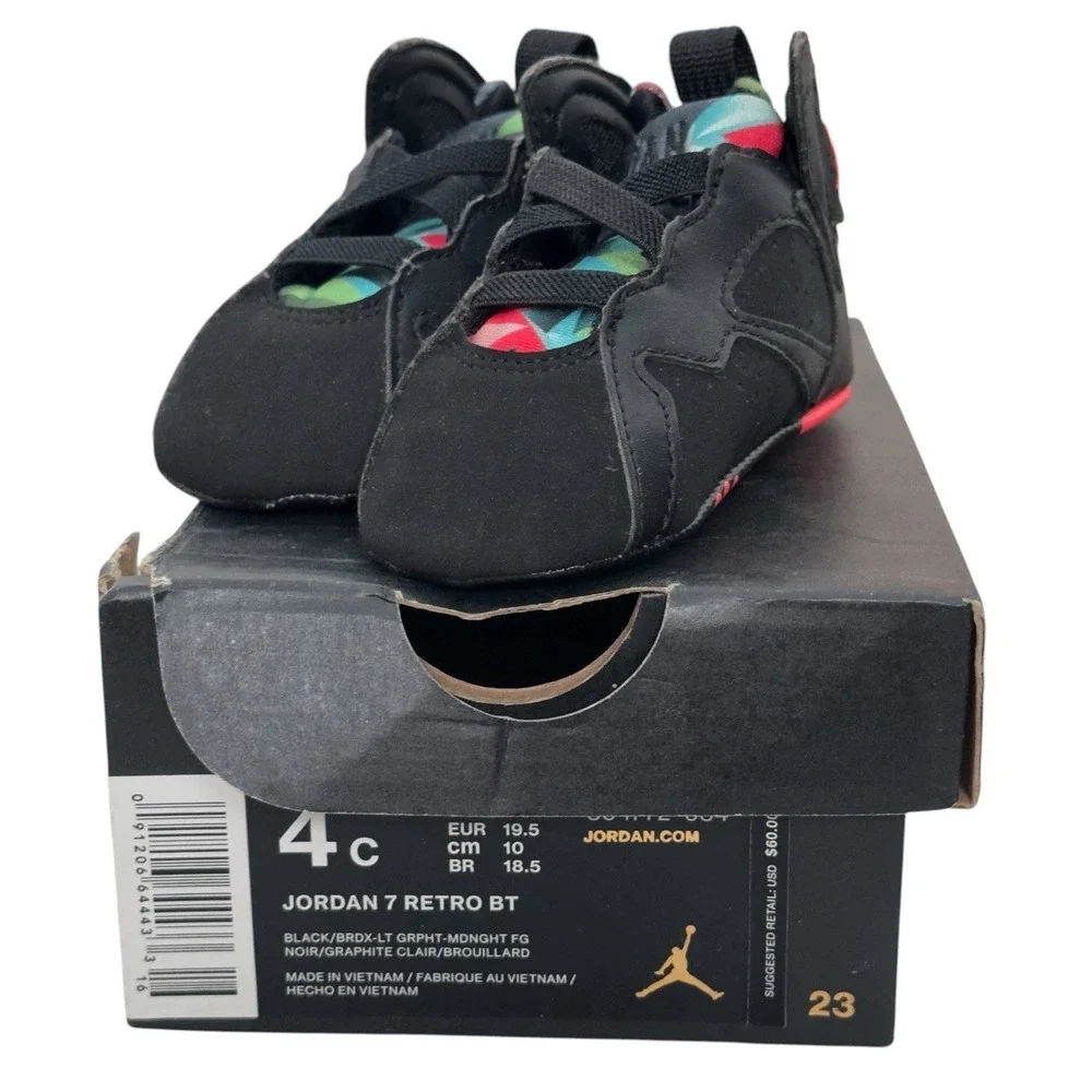 Jordan 7 Retro BT Baby Shoes SIZE 4c